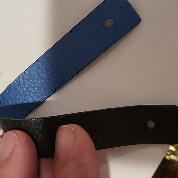 Brighton cusp blue & black under leather is Blue on 1& black on other changes - Picture 16 of 16